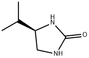 2-Imidazolidinone, 4-(1-methylethyl)-, (4R)- Structure