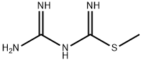 Carbamimidothioic acid, N-(aminoiminomethyl)-, methyl ester 化学構造式