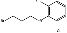 Benzene, 2-(3-bromopropoxy)-1,3-dichloro- 化学構造式