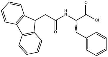 L-Phenylalanine, N-[2-(9H-fluoren-9-yl)acetyl]- 化学構造式