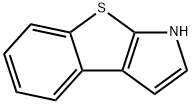 1H-苯并[4,5]噻吩并[2,3-B]吡咯,40368-97-6,结构式
