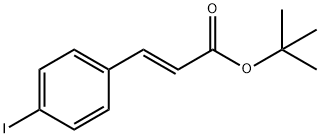 2-Propenoic acid, 3-(4-iodophenyl)-, 1,1-dimethylethyl ester, (2E)-,403705-10-2,结构式