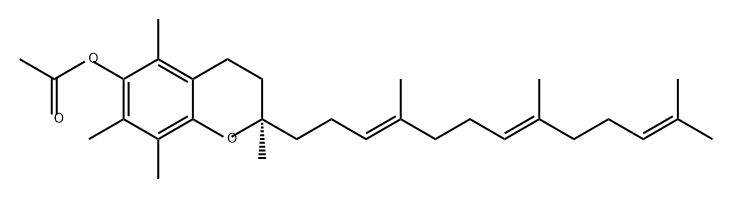 2H-1-Benzopyran-6-ol, 3,4-dihydro-2,5,7,8-tetramethyl-2-[(3E,7E)-4,8,12-trimethyl-3,7,11-tridecatrien-1-yl]-, 6-acetate, (2R)-