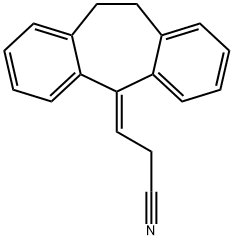 3-{tricyclo[9.4.0.0^{3,8}]pentadeca-1(11),3(8),4,6,12,14-hexaen-2-ylidene}propanenitrile Struktur