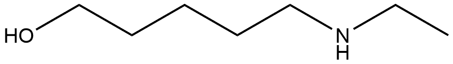 5-(ethylamino)pentan-1-ol,40447-19-6,结构式