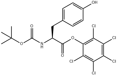 L-Tyrosine, N-[(1,1-dimethylethoxy)carbonyl]-, pentachlorophenyl ester (9CI)