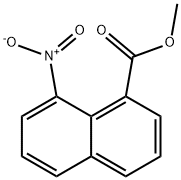 1-Naphthalenecarboxylic acid, 8-nitro-, methyl ester Structure