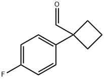 1-(4-氟苯基)环丁基甲醛, 405063-20-9, 结构式