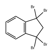 1H-Indene, 1,1,3,3-tetrabromo-2,3-dihydro- Structure