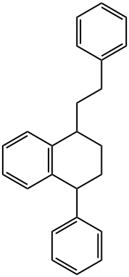 1-苯基-4-(2-苯基乙基)-1,2,3,4-四氢萘, 40542-33-4, 结构式