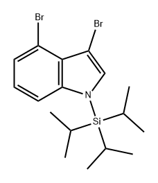 1H-Indole, 3,4-dibromo-1-[tris(1-methylethyl)silyl]-