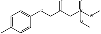 Phosphonic acid, [3-(4-methylphenoxy)-2-oxopropyl]-, dimethyl ester (9CI) 结构式