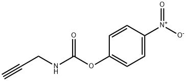 Carbamic acid, N-2-propyn-1-yl-, 4-nitrophenyl ester 结构式
