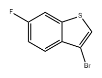 Benzo[b]thiophene, 3-bromo-6-fluoro- 结构式
