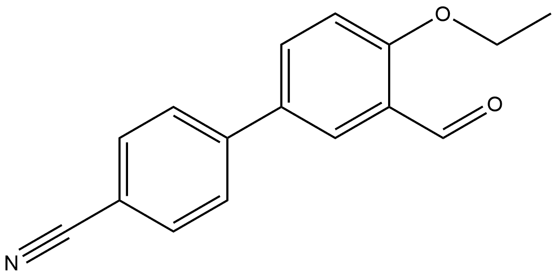 4'-Ethoxy-3'-formyl[1,1'-biphenyl]-4-carbonitrile,408372-19-0,结构式