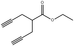 ethyl 2-(prop-2-yn-1-yl)pent-4-ynoate Struktur