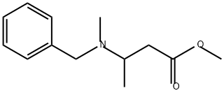 Butanoic acid, 3-[methyl(phenylmethyl)amino]-, methyl ester