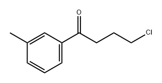 1-Butanone, 4-chloro-1-(3-methylphenyl)-,40877-15-4,结构式