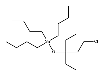 Stannane, tributyl(3-chloro-1,1-diethylpropoxy)-