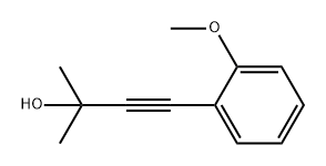 3-Butyn-2-ol, 4-(2-methoxyphenyl)-2-methyl-