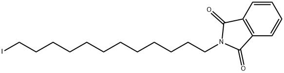 1H-Isoindole-1,3(2H)-dione, 2-(12-iodododecyl)- Struktur