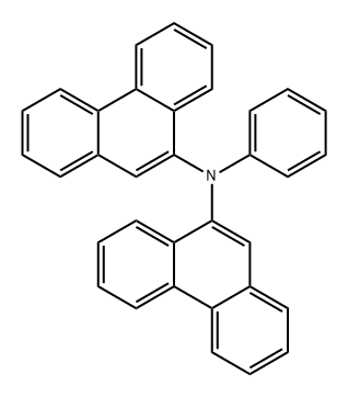 9-Phenanthrenamine, N-9-phenanthrenyl-N-phenyl- 结构式