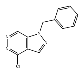 1H-Pyrazolo[3,4-d]pyridazine, 4-chloro-1-(phenylmethyl)-,40995-58-2,结构式