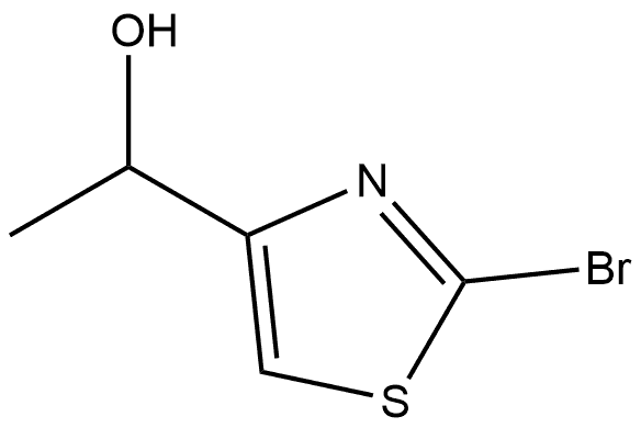 4-Thiazolemethanol, 2-bromo-α-methyl- Structure