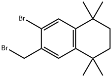 Naphthalene, 6-bromo-7-(bromomethyl)-1,2,3,4-tetrahydro-1,1,4,4-tetramethyl- Structure