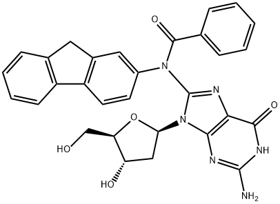 Guanosine, 8-(benzoyl-9H-fluoren-2-ylamino)-2'-deoxy- (9CI)