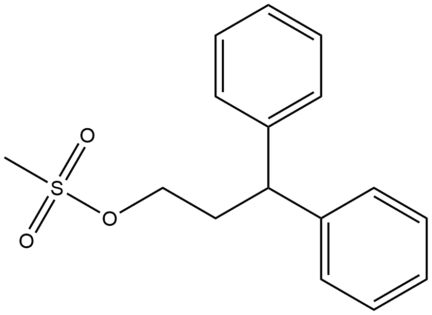 Benzenepropanol, γ-phenyl-, 1-methanesulfonate,41140-53-8,结构式