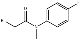 Acetamide, 2-bromo-N-(4-fluorophenyl)-N-methyl- 化学構造式