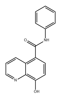 5-Quinolinecarboxamide, 8-hydroxy-N-phenyl-