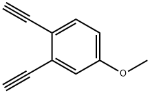 Benzene, 1,2-diethynyl-4-methoxy-,412041-55-5,结构式