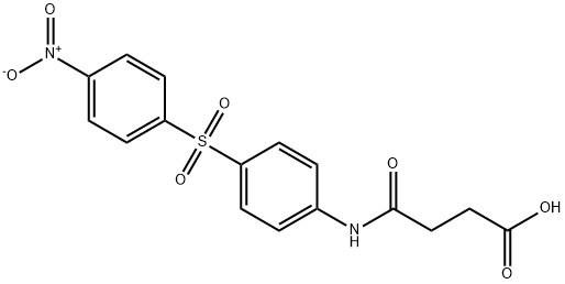 412278-29-6 Butanoic acid, 4-[[4-[(4-nitrophenyl)sulfonyl]phenyl]amino]-4-oxo-