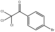 Ethanone, 1-(4-bromophenyl)-2,2,2-trichloro- 化学構造式
