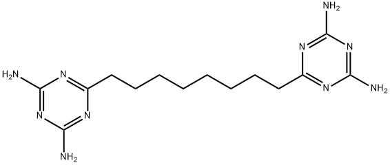 1,3,5-Triazine-2,4-diamine, 6,6'-(1,8-octanediyl)bis- Struktur