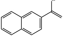 Naphthalene, 2-(1-chloroethenyl)- Structure