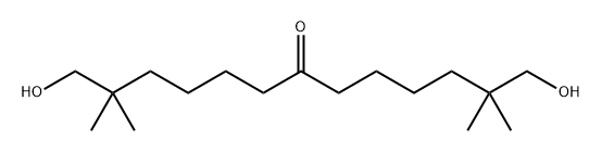 7-Tridecanone, 1,13-dihydroxy-2,2,12,12-tetramethyl- 化学構造式