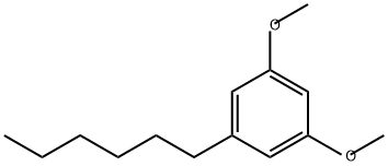 Benzene, 1-hexyl-3,5-dimethoxy-,41497-45-4,结构式