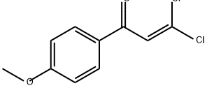 2-Propen-1-one, 3,3-dichloro-1-(4-methoxyphenyl)- Structure