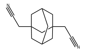 Tricyclo[3.3.1.13,7]decane-1,3-diacetonitrile Struktur