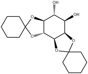 D-myo-Inositol, 2,3:4,5-di-O-cyclohexylidene- 化学構造式