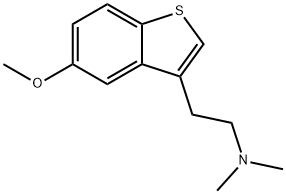 Benzo[b]thiophene-3-ethanamine, 5-methoxy-N,N-dimethyl-,41548-53-2,结构式