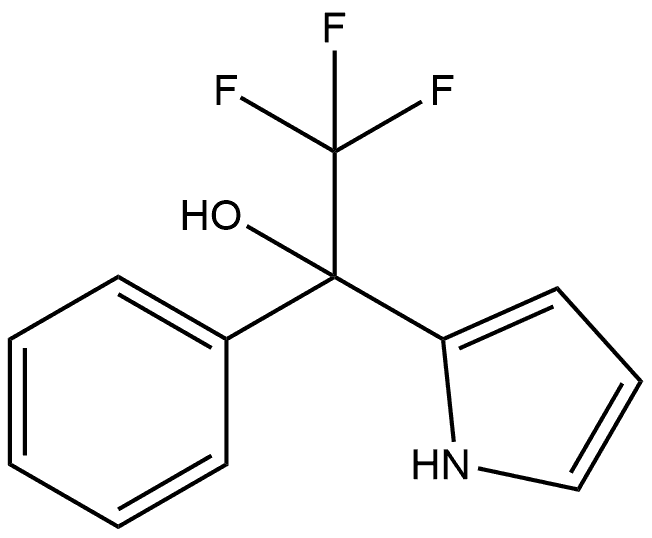 Α-苯基-Α-(三氟甲基)-1H-吡咯-2-甲醇,4156-00-7,结构式