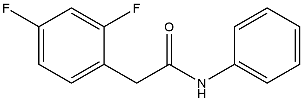 2,4-Difluoro-N-phenylbenzeneacetamide Struktur