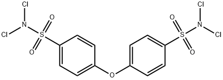 Benzenesulfonamide, 4,4'-oxybis[N,N-dichloro- Structure