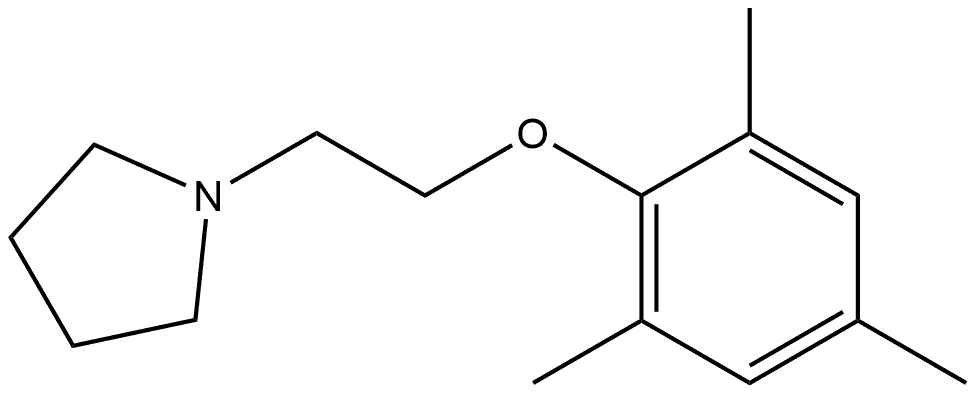 1-[2-(2,4,6-Trimethylphenoxy)ethyl]pyrrolidine|