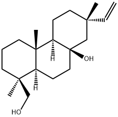 1-Phenanthrenemethanol, 7-ethenyltetradecahydro-8a-hydroxy-1,4a,7-trimethyl-, (1S,4aS,4bR,7S,8aR,10aR)- Structure