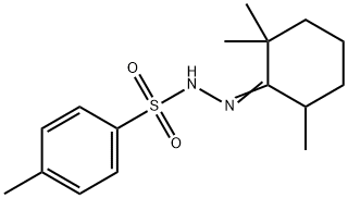 Benzenesulfonic acid, 4-methyl-, 2-(2,2,6-trimethylcyclohexylidene)hydrazide